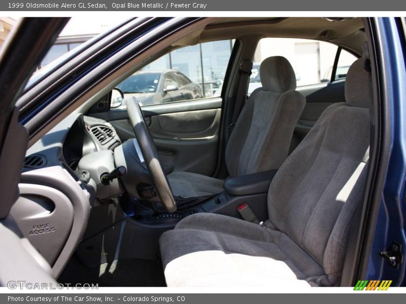 Opal Blue Metallic / Pewter Gray 1999 Oldsmobile Alero GL Sedan