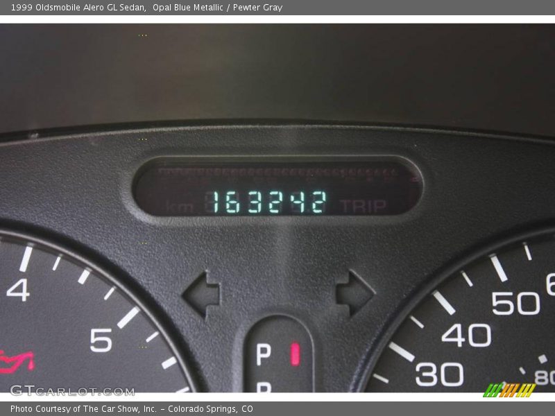 Opal Blue Metallic / Pewter Gray 1999 Oldsmobile Alero GL Sedan