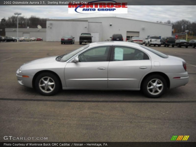 Sterling Metallic / Dark Gray 2002 Oldsmobile Aurora 3.5