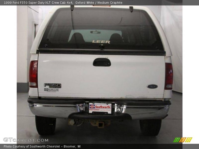 Oxford White / Medium Graphite 1999 Ford F350 Super Duty XLT Crew Cab 4x4