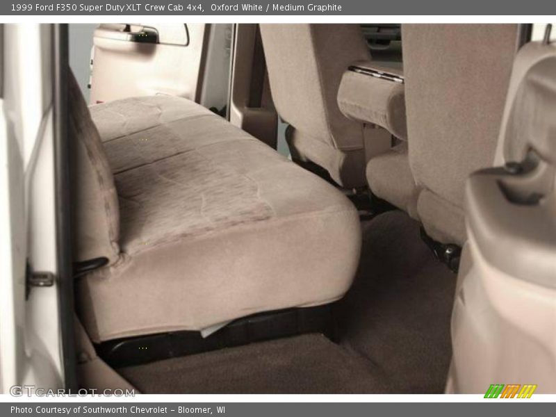 Oxford White / Medium Graphite 1999 Ford F350 Super Duty XLT Crew Cab 4x4