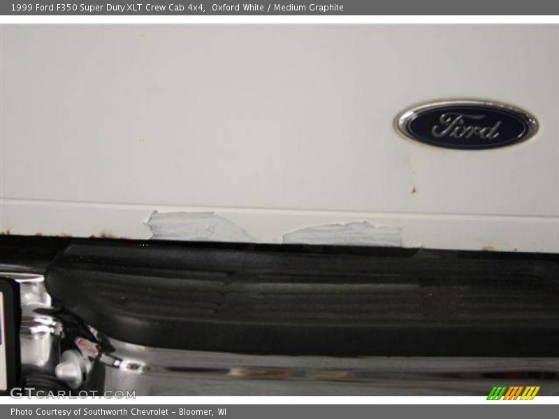 Oxford White / Medium Graphite 1999 Ford F350 Super Duty XLT Crew Cab 4x4