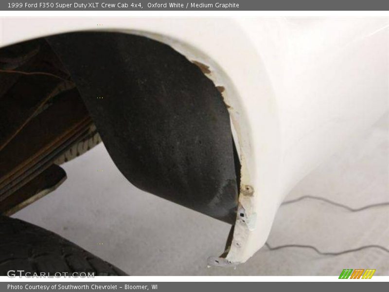 Oxford White / Medium Graphite 1999 Ford F350 Super Duty XLT Crew Cab 4x4