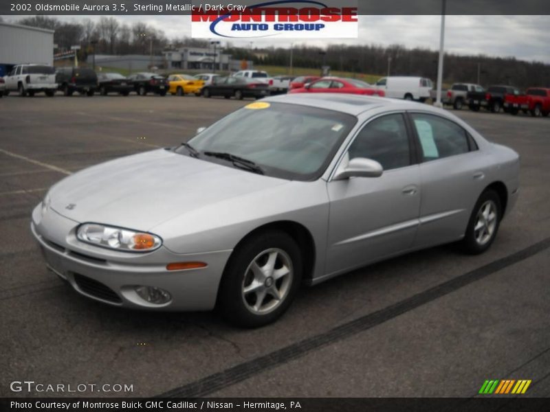 Sterling Metallic / Dark Gray 2002 Oldsmobile Aurora 3.5
