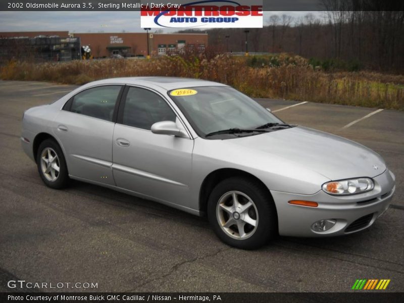 Sterling Metallic / Dark Gray 2002 Oldsmobile Aurora 3.5