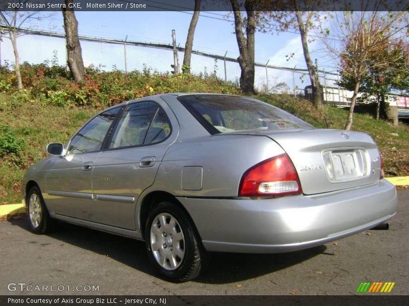 Molten Silver / Stone 2002 Nissan Sentra GXE