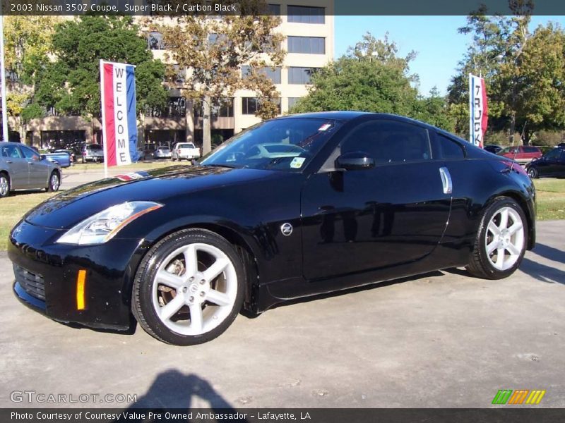 Super Black / Carbon Black 2003 Nissan 350Z Coupe
