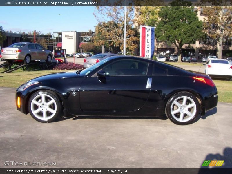 Super Black / Carbon Black 2003 Nissan 350Z Coupe