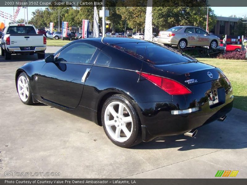 Super Black / Carbon Black 2003 Nissan 350Z Coupe