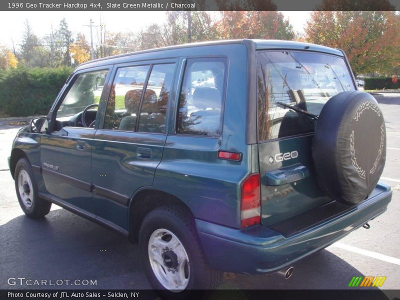 Slate Green Metallic / Charcoal 1996 Geo Tracker Hardtop 4x4