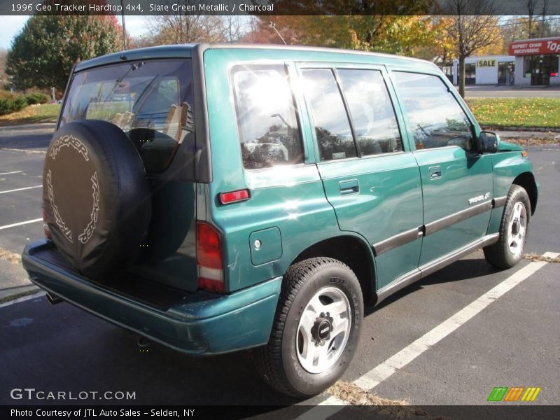 Slate Green Metallic / Charcoal 1996 Geo Tracker Hardtop 4x4