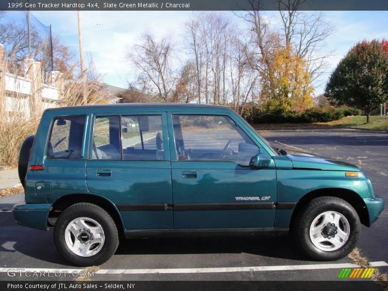 Slate Green Metallic / Charcoal 1996 Geo Tracker Hardtop 4x4