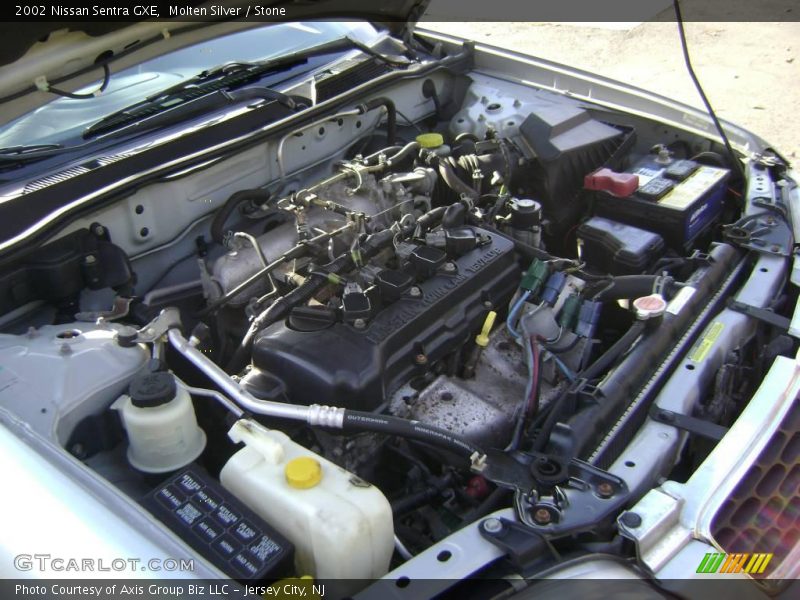 Molten Silver / Stone 2002 Nissan Sentra GXE