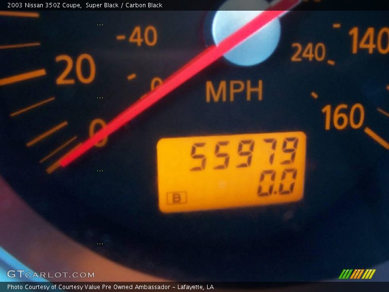 Super Black / Carbon Black 2003 Nissan 350Z Coupe