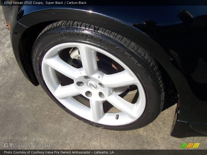 Super Black / Carbon Black 2003 Nissan 350Z Coupe