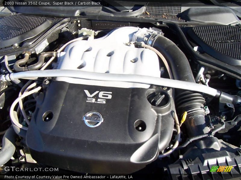 Super Black / Carbon Black 2003 Nissan 350Z Coupe