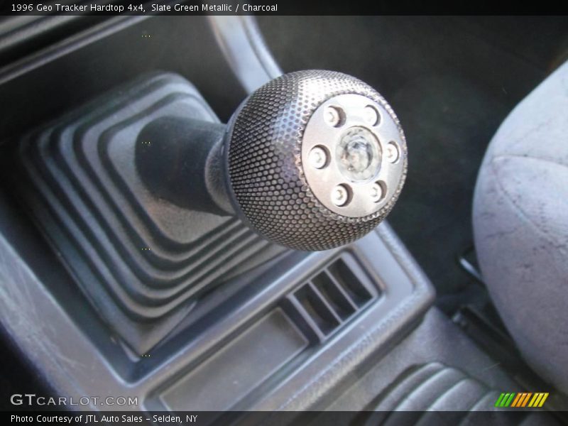 Slate Green Metallic / Charcoal 1996 Geo Tracker Hardtop 4x4