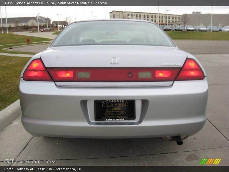 Satin Silver Metallic / Charcoal 1999 Honda Accord LX Coupe