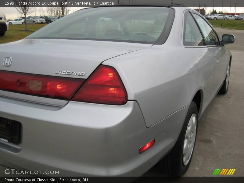 Satin Silver Metallic / Charcoal 1999 Honda Accord LX Coupe