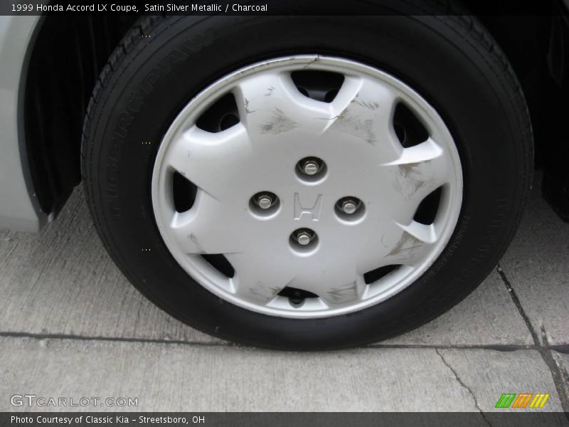 Satin Silver Metallic / Charcoal 1999 Honda Accord LX Coupe