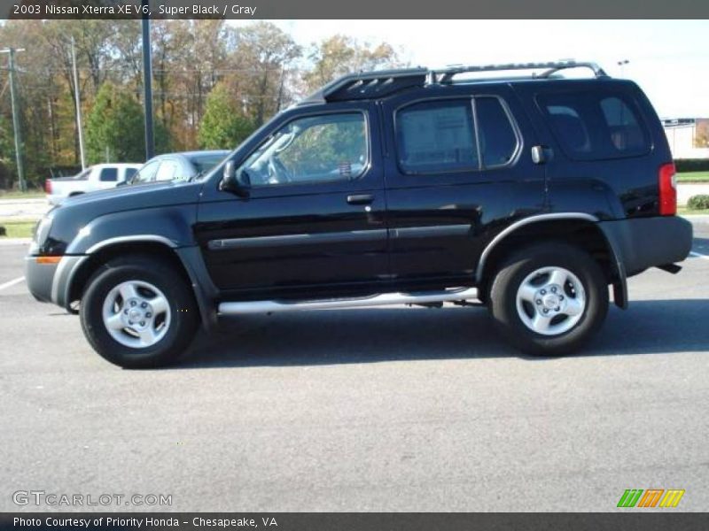 Super Black / Gray 2003 Nissan Xterra XE V6