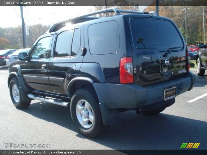 Super Black / Gray 2003 Nissan Xterra XE V6