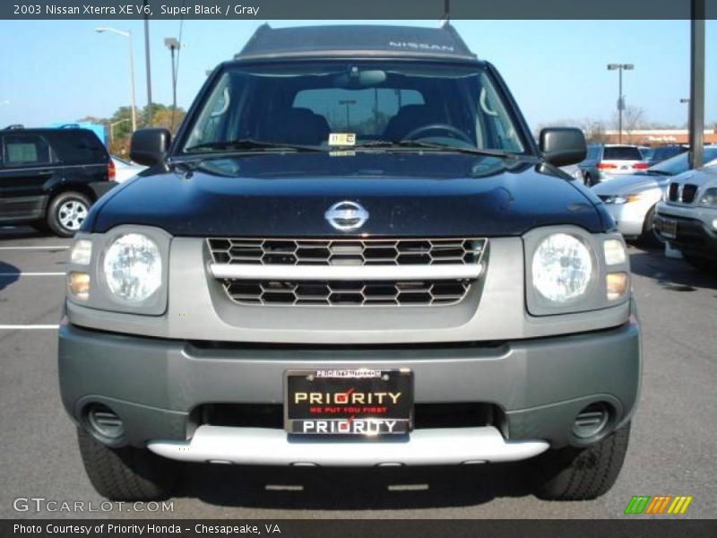 Super Black / Gray 2003 Nissan Xterra XE V6