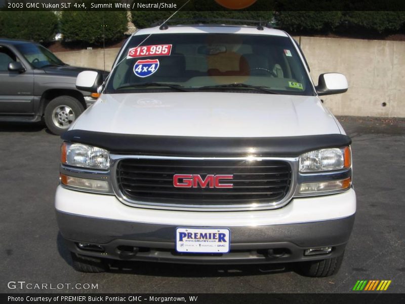 Summit White / Neutral/Shale 2003 GMC Yukon SLT 4x4