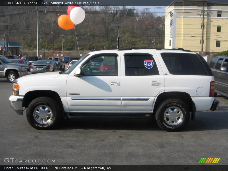 Summit White / Neutral/Shale 2003 GMC Yukon SLT 4x4