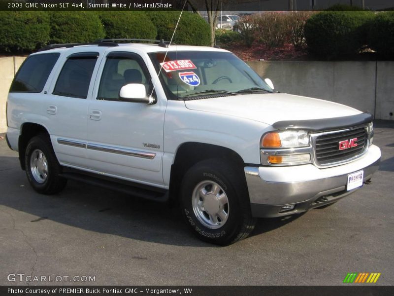 Summit White / Neutral/Shale 2003 GMC Yukon SLT 4x4