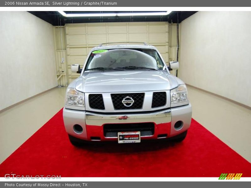 Silver Lightning / Graphite/Titanium 2006 Nissan Armada SE