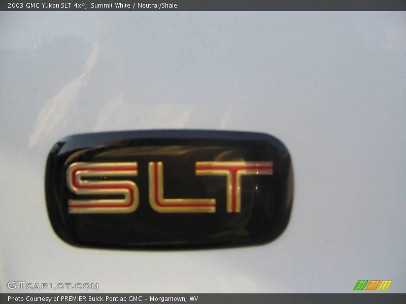 Summit White / Neutral/Shale 2003 GMC Yukon SLT 4x4