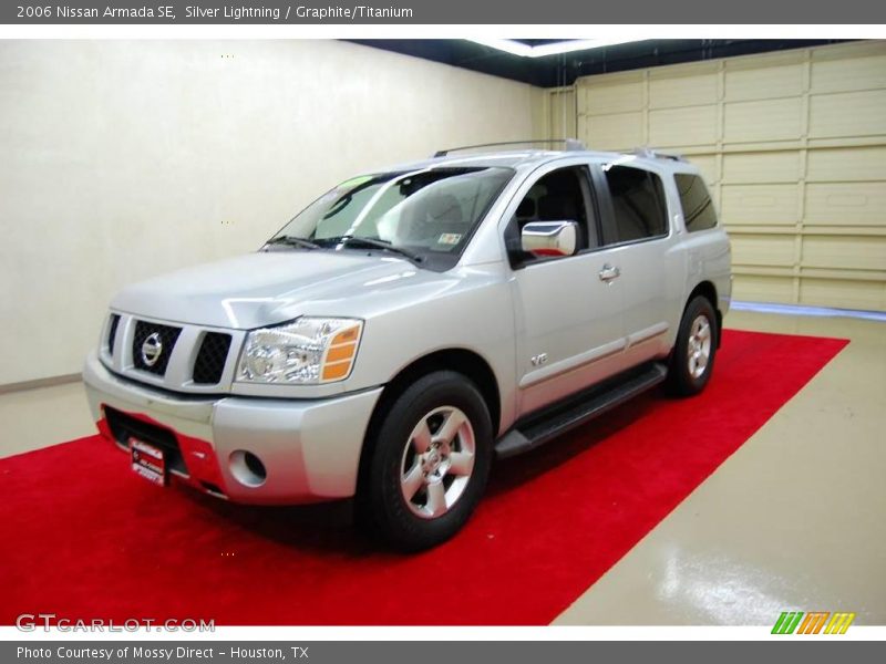 Silver Lightning / Graphite/Titanium 2006 Nissan Armada SE