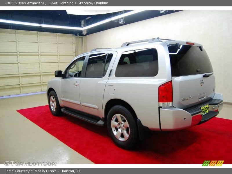Silver Lightning / Graphite/Titanium 2006 Nissan Armada SE