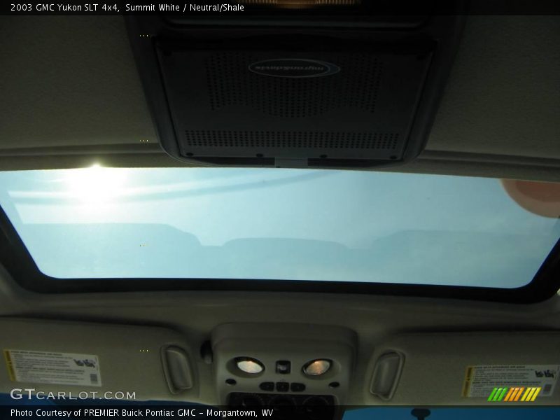 Summit White / Neutral/Shale 2003 GMC Yukon SLT 4x4