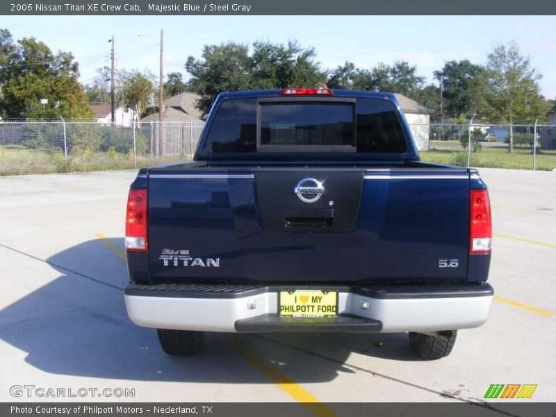 Majestic Blue / Steel Gray 2006 Nissan Titan XE Crew Cab