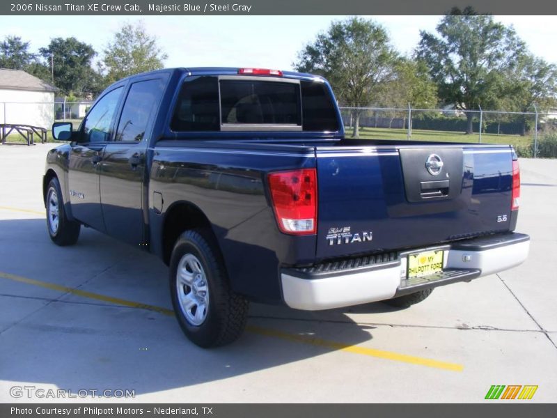 Majestic Blue / Steel Gray 2006 Nissan Titan XE Crew Cab