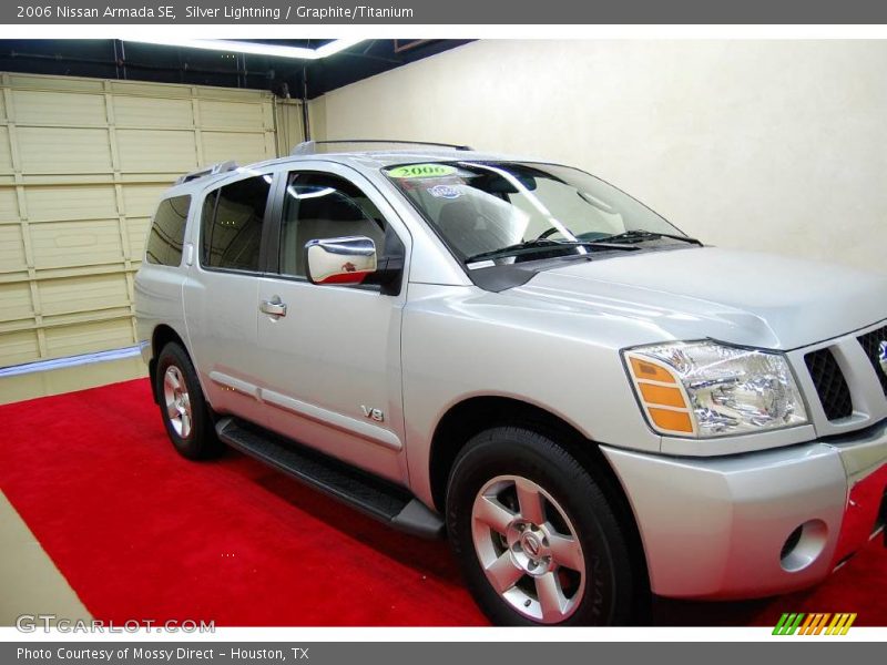 Silver Lightning / Graphite/Titanium 2006 Nissan Armada SE