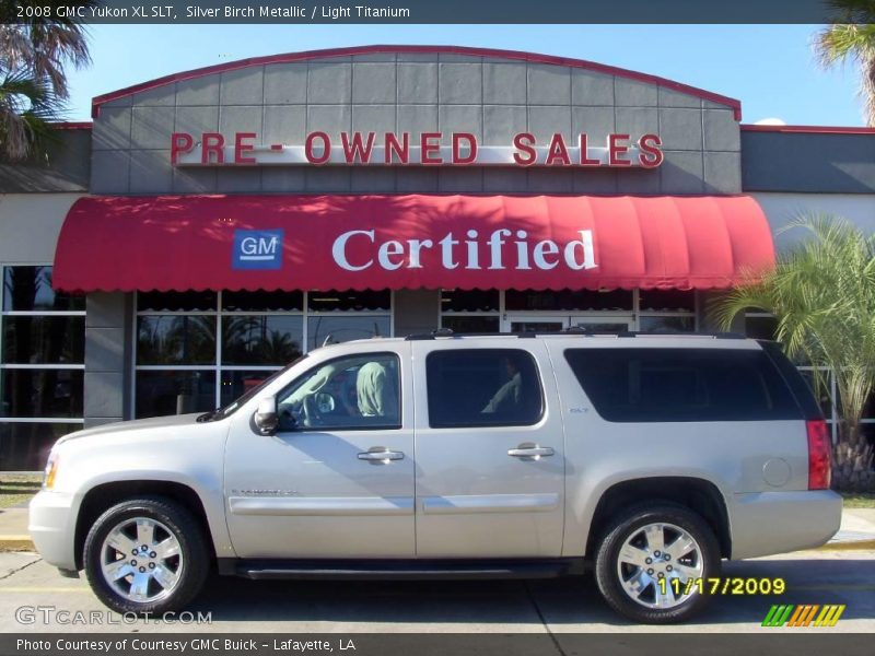 Silver Birch Metallic / Light Titanium 2008 GMC Yukon XL SLT