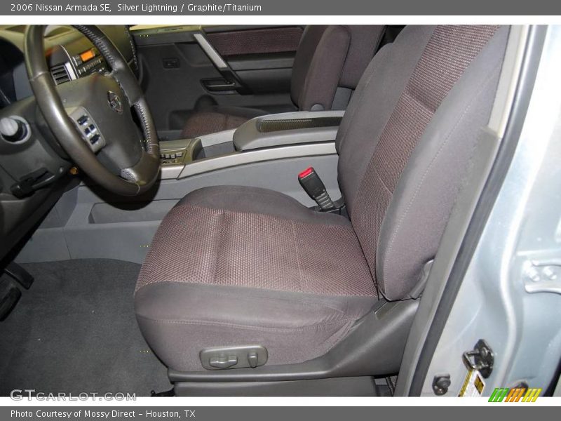 Silver Lightning / Graphite/Titanium 2006 Nissan Armada SE