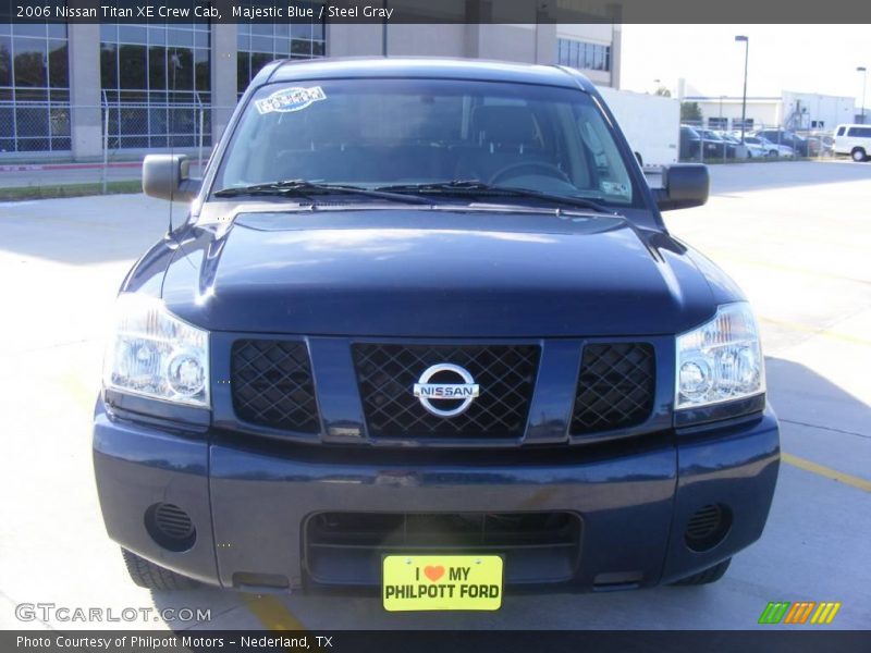 Majestic Blue / Steel Gray 2006 Nissan Titan XE Crew Cab