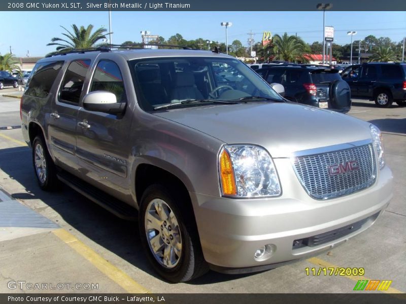 Silver Birch Metallic / Light Titanium 2008 GMC Yukon XL SLT