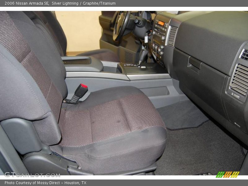Silver Lightning / Graphite/Titanium 2006 Nissan Armada SE