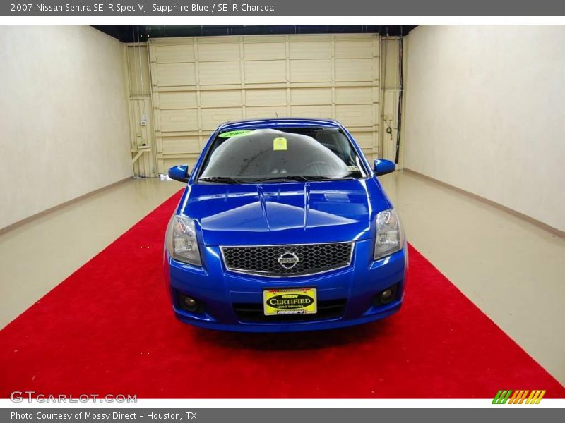 Sapphire Blue / SE-R Charcoal 2007 Nissan Sentra SE-R Spec V