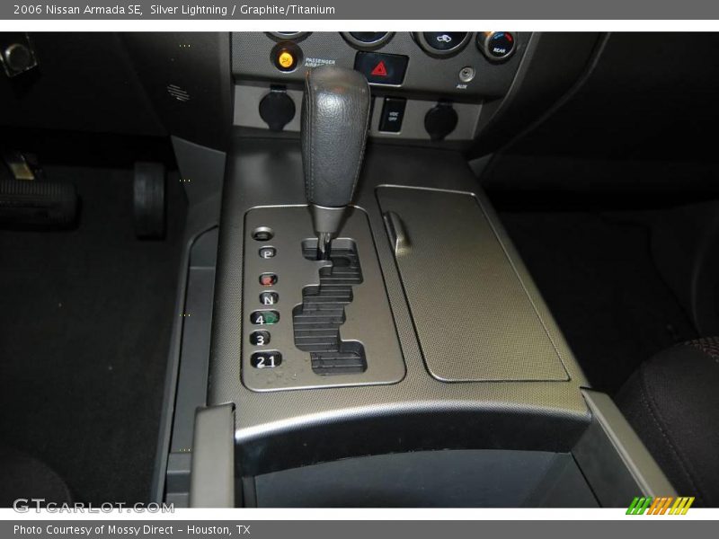 Silver Lightning / Graphite/Titanium 2006 Nissan Armada SE