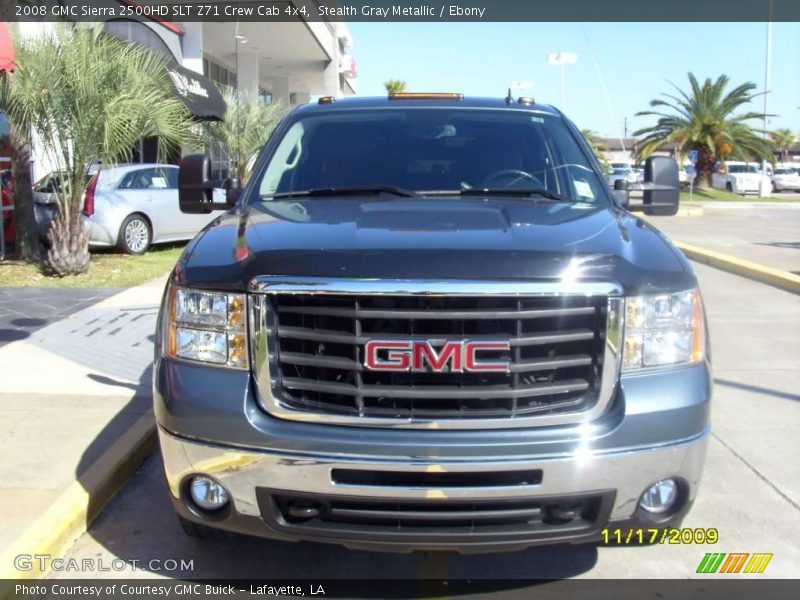 Stealth Gray Metallic / Ebony 2008 GMC Sierra 2500HD SLT Z71 Crew Cab 4x4