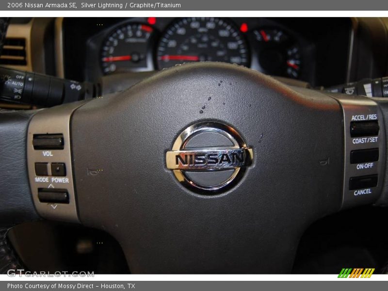 Silver Lightning / Graphite/Titanium 2006 Nissan Armada SE
