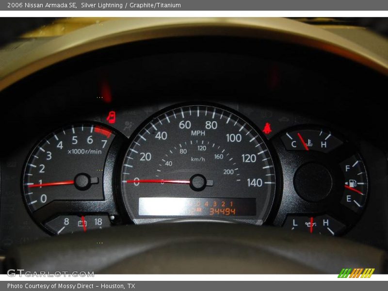 Silver Lightning / Graphite/Titanium 2006 Nissan Armada SE