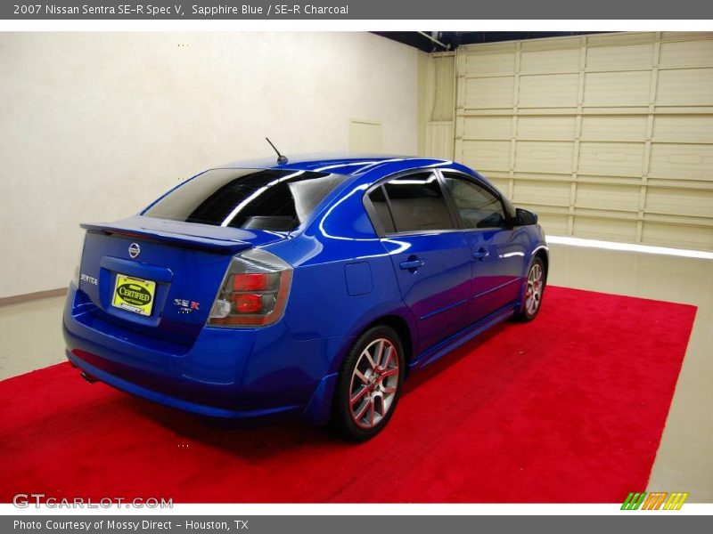 Sapphire Blue / SE-R Charcoal 2007 Nissan Sentra SE-R Spec V