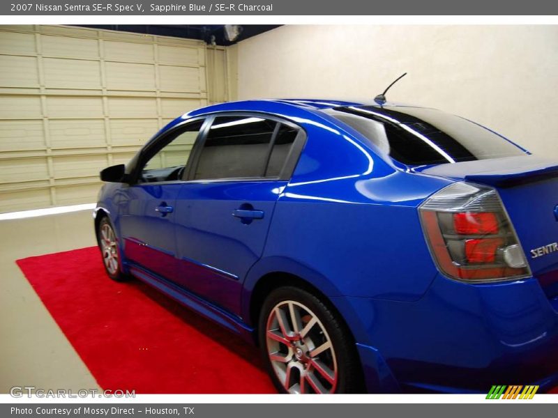 Sapphire Blue / SE-R Charcoal 2007 Nissan Sentra SE-R Spec V